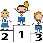 award-winners-cartoon-men-stand-podium-children-were-awarded-medals-cups-35732846